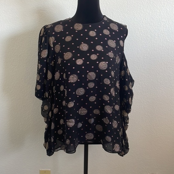 The Kooples Paris $375 Tutti Frutti Silk Top 0012 - Picture 3 of 13